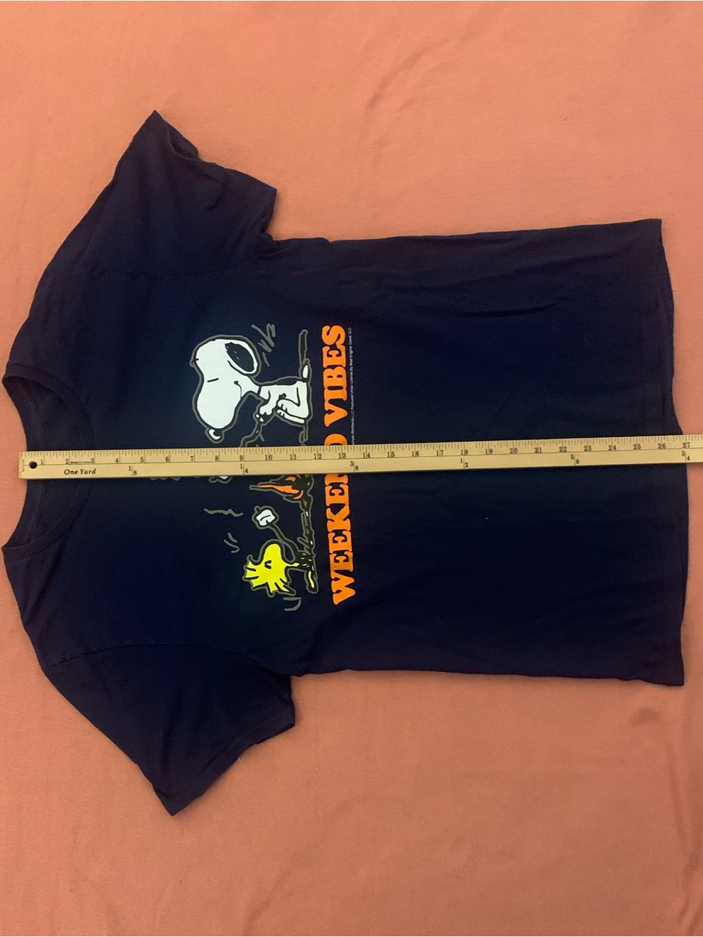 SNOOPY “Weekend Vibes” Tee Shirt - Picture 3 of 4